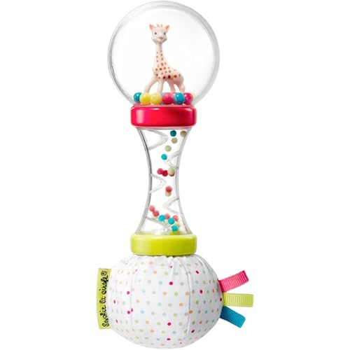 Sophie the giraffe Soft Maracas Rattle, White/ Red/ Blue/ Yellow/ Green - Image 5