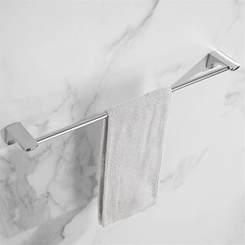 Porte-serviettes salle de bain avec barre unique dorée 60 cm pour étagère toilette