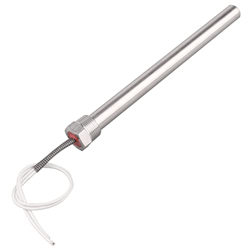 AIICIOO AC 220V 1500W Heizpatrone Heizelement Eintauchen Heizung 3/4 Zoll Flansch Edelstahl Elektrische Heizung