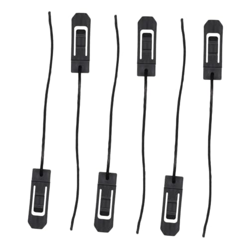 Kisangel 6 Stück Wasserspaltplatten Verriegelungsschnalle Paddleboard Skiboard Fischflossen Surfboard Flossenschlösser Paddleboard Flossenclips Zubehör Für Longboard Surfboard