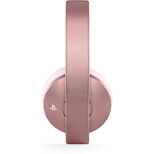 Sony, Casque PS4 Sans Fil Officiel, Accessoire PlayStation 4, Compatible PS VR, Audio 3D, Édition Gold, Couleur : Or Rose