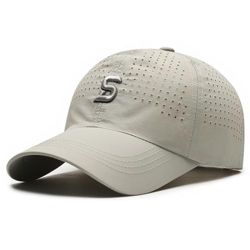 Image of Quick Dry Fit Baseball Cap - Water Repellent Sun Hat for Fishing, Running, Hiking, Golf, Surfing, Sailing, Boating
