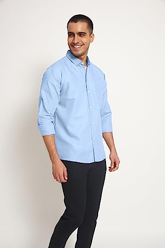 Image of SWADESI STUFF Ragular Fit Full Sleev Solid Casual Regular Fit Shirt For Men