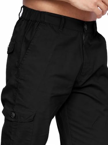 Image of Big Button Mens Regular Fit Casual Cotton Cargo Pant