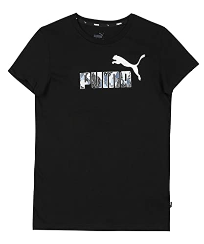 Image of Puma Girl's Solid Regular Fit T Shirt