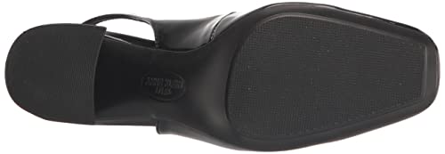 Anne Klein Womens Faux Leather Square Toe Slingback Heels4