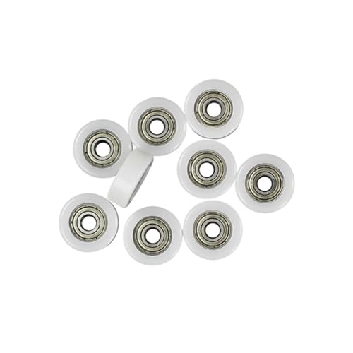 Roulement à revêtement plastique 605RS galet polyuréthane 5x19x7mm pour rail de guidage