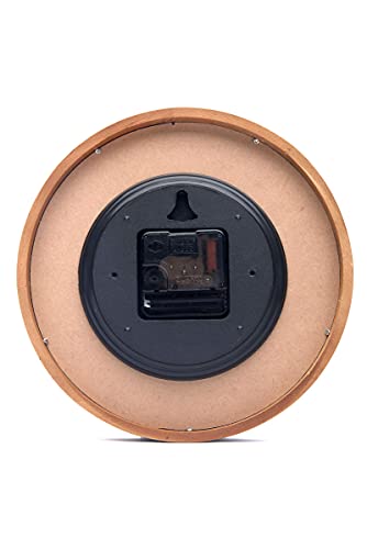 Driini 7426851503478 Modern Mid Century Wood Analog Wall Clock  thumb #2