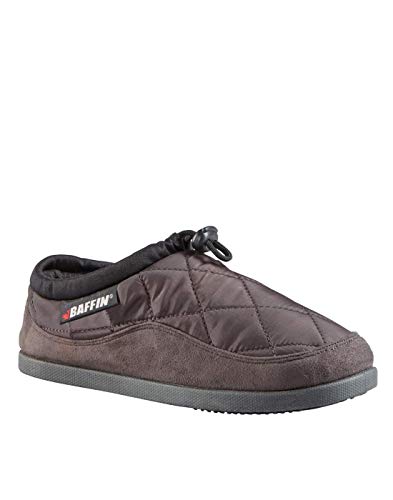 Image of Baffin Unisex CABIN Hybrid Waterproof Insulated Lightweight Breathable Soft Adjustable Indoor /Outdoor Slip-on Slipper | Reinforced Rip-Resistant Nylon Upper, Low Height, Toggle Drawstring, Slip-On Easy Entry