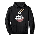 Japanese Panda Bears Ramen Noodle Bowl Pullover Hoodie