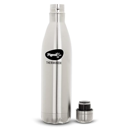 by Stovekraft Aqua Therminox Stainless Steel Vaccum Insulated Water Bottle with Copper Coating Inside for Better Hot and Cold Retention (1000 ml)