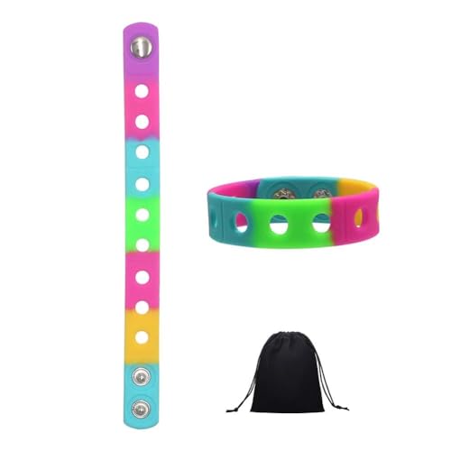 Pulseras con Dijes De Cocodrilo Al por Mayor, Pulseras Ajustables, Coloridas Y Bonitas, Pulseras De Silicona Y Caucho Personalizadas (2025) con Agujeros for Dijes De Zapatos, Regalos(Color 4)