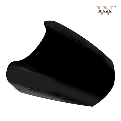 Image of WAZA Apache RTR 180 BS6 Windshield Front Headlight Visor Glass Bike Wind Deflectors Windscreen Glass Black Protector Superior ABS /PC Plastic (RTR)