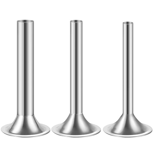 Gdrtwwh Tubos de relleno de salchichas para accesorio de molinillo de carne, kit de relleno de salchichas #12 para accesorio de molinillo de alimentos