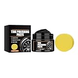 Pâte lustrante pour pneus | Protection Polissage Rénovation Action Rapide - Pneu Brillance...