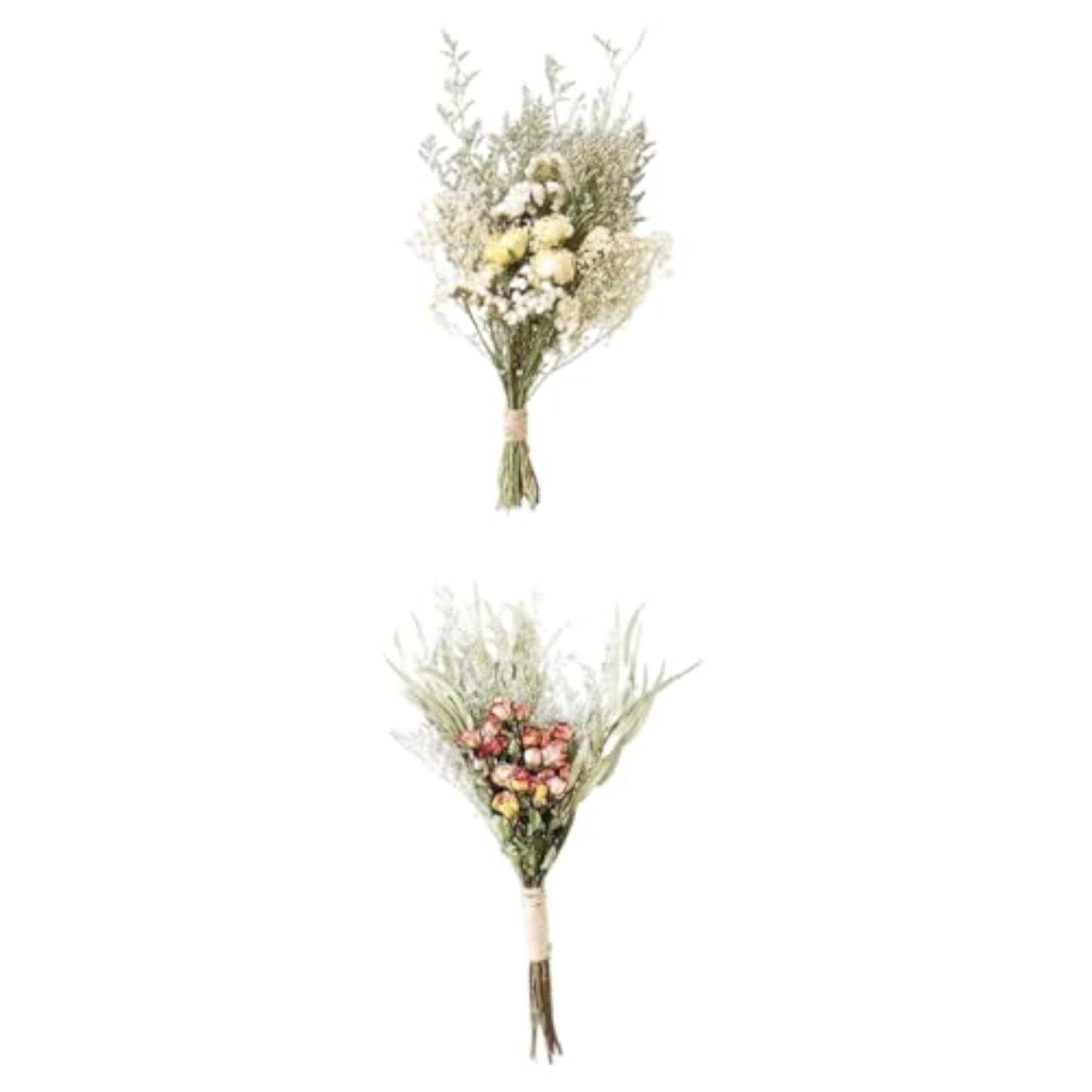 2X Dried Flowers Bouquet for Wedding Decor