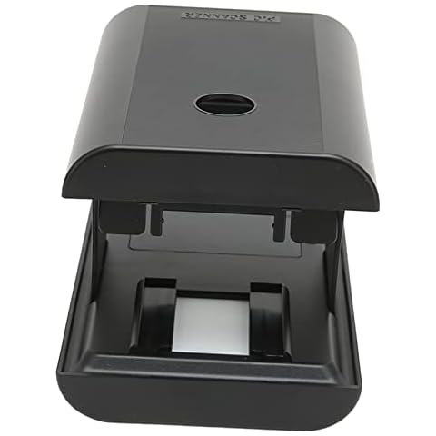 PUSOKEI Smartphone Film Negative Slide Scanner, 35mm/135mm Color Positive Negative Film Scanner, Foldable Mobile Film and Slide Scanner, Free App Scan Edit Share for Android for IOS Cover