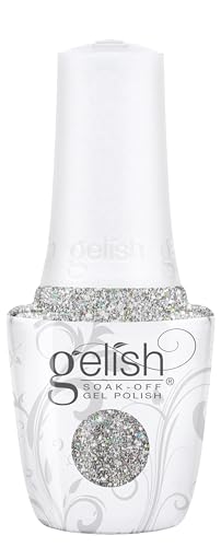 Gelish Sprinkle Of Twinkle acabado espejo plata con purpurina fina