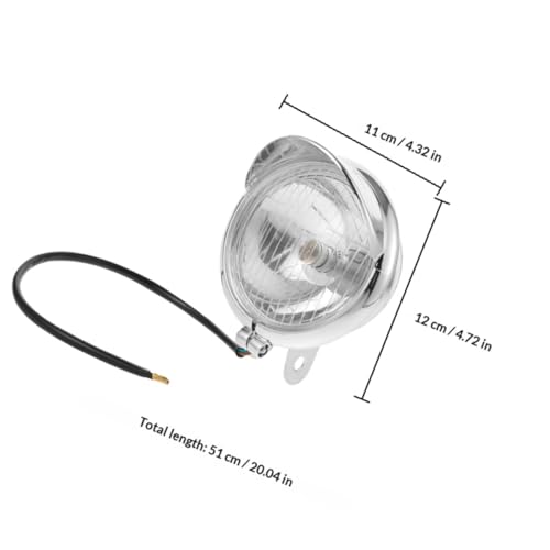 Faros Antiniebla LED para Motocicleta con acabado galvanizado y diseño estético retro 2