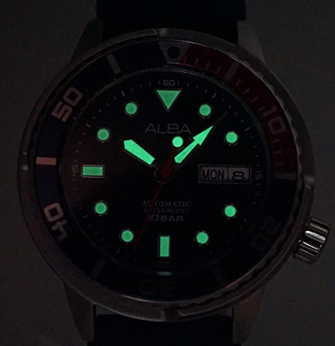 ALBA Men's Silicone Wrist Analogue Watch Al4251X1, Dial-Color:Blue, Band Color:Blue - Image 3