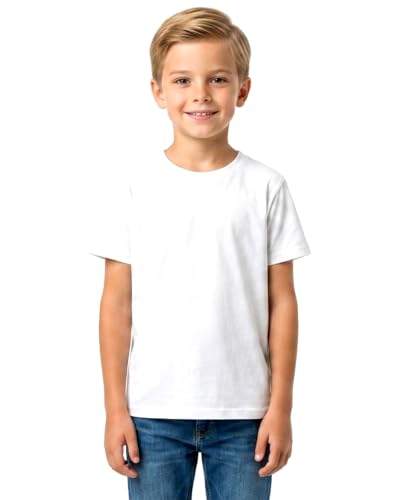 Image of Double F Branded Cotton Bio wash Round Neck Half Sleeve Solid T-Shirt for Boys and Baby