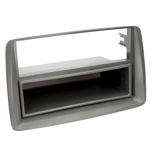 Kit Lunetta Radio E Adattatore ISO Per Fiat Panda 169 - Sostituzione Autoradio, Colore Antracite - Foto 3