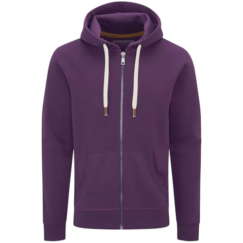 Charles Wilson Sweat à Capuche Originals Premium pour Hommes (XL, Deep Purple (1124))