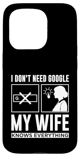 Cute San Valentine I Don't Need G00gle, My Wife Knows Every �X�}�z�P�[�X iPhone 15 Pro �p