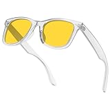 MEETSUN Polarized Sunglasses for Men Women Classic Retro Square Driving Sun Glasses UV Protection Clear Night Vision
