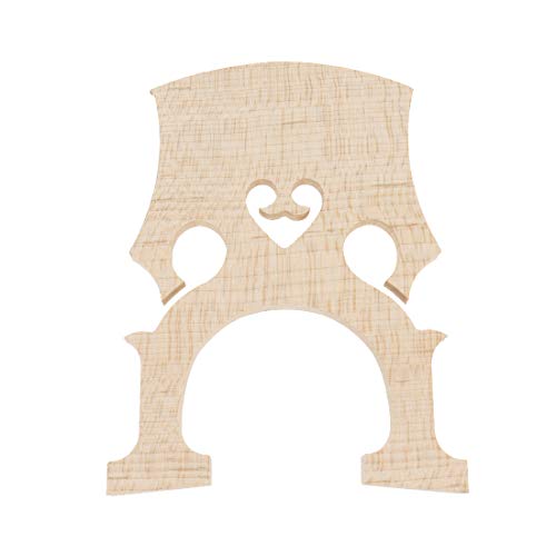 Dasunny Maple 3/4 Cello Bridge, Wood Cello Bridge Replacement Parts Instrument Accessory #TOP1