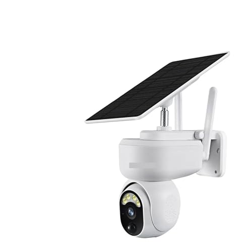 Telecamere di sicurezza wireless per esterni Telecamera CCTV solare 4MP 4G con slot for scheda SIM Telecamera IP PTZ Batteria integrata da 15000 mAh Rilevazione movimento Notte a colori(4MP WIFI Add 1