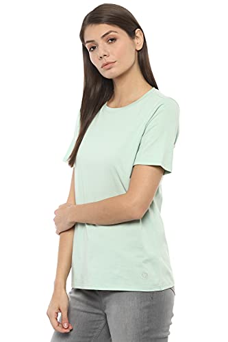 Image of Van Heusen Women's Solid Regular Fit T-Shirt