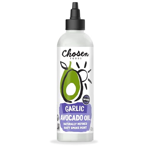 Chosen Foods Garlic Avocado Oil Squeeze Bottle - 16.2 Fl Oz - For...