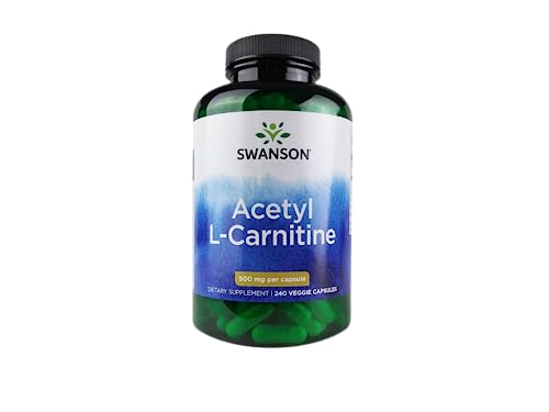 Swanson Acetyl L-Carnitine 500 Milligrams 240 Veg Capsules
