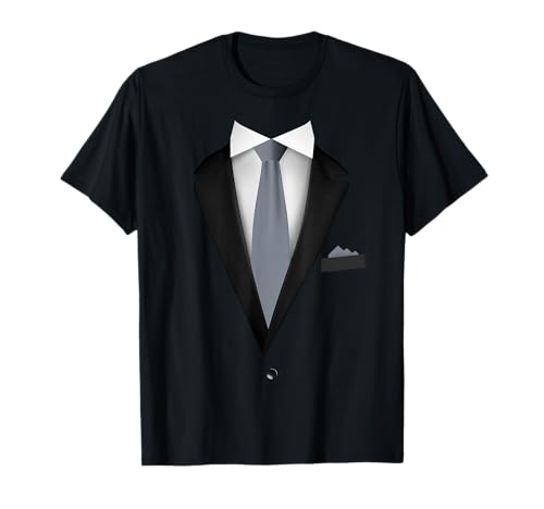 Tuxedo Veste avec cravate pour un mariage amusant T-Shirt