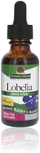 Nature’s Answer Lobelia Herb Lobelia Inflata - Natural Herbal Supplement - Gluten Alcohol-Free - Ideal for Immunity Overall Health Wellbeing – 690mcg (1 FL Oz)