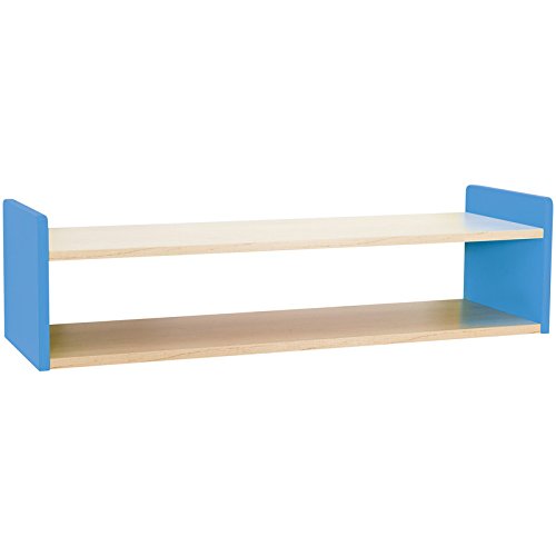 Nathan 372077 Clorofile Wall-Mounted Shelf, Blue, Multi Color