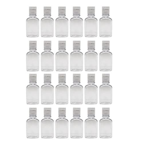 Frcolor 35本 小分けボトル トラベルボトル ワンタッチ PET製 シャンプーボトル 水容器瓶 化粧品 詰め替え容器 多機能 軽量 漏れ防止 携帯便利 出張 旅行用品 30ml