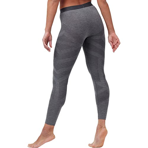 Odlo Kinship Light Bi Long Bottom - Women's Grey Melange, S #TOP1