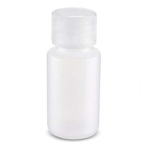 United Scientific™ Leak Proof Travel Bottles for Toiletries - 3 Oz Travel Bottles with Lined Polypropylene Lid - TSA Approved Bottle for Liquids, Clear Small Bottle, Pack of 6