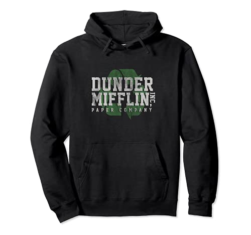 The Office Dunder Mifflin empresa papelera reciclar Sudadera con Capucha