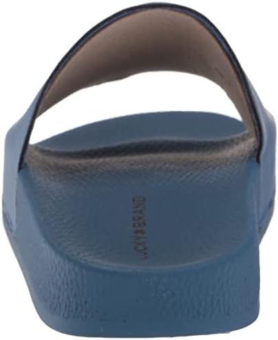 Lucky Brand Women's Phillon Flat Sandal Slide, True Navy, 11 | Image 2