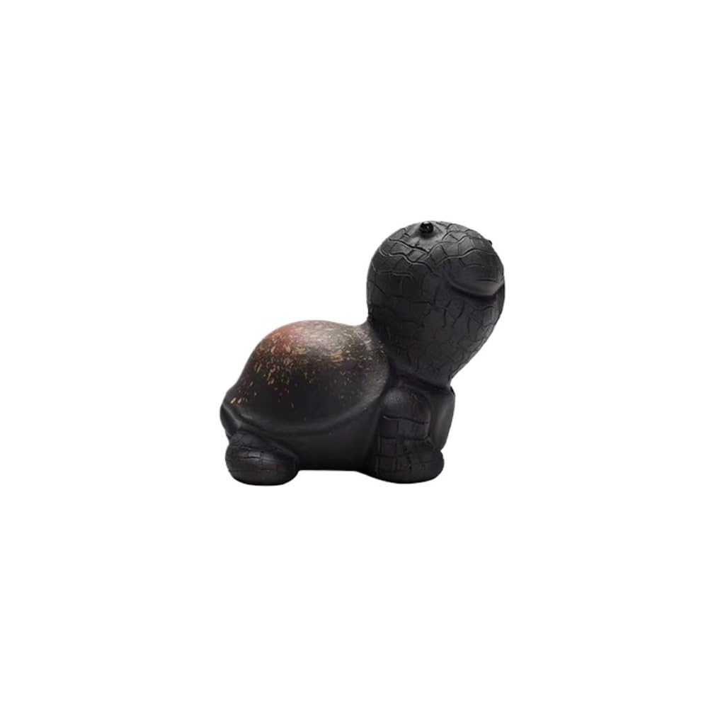 ENGENDER Kung Fu Tea Pet Purple Sand Turtle Tea Pet Chinese Porch Decoration Crafts Suitable For Teahouses, Restaurants, Cafes