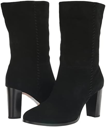 Clarks Women's Karamo Mid Fashion Boot, Black Suede, 10 | Image 6