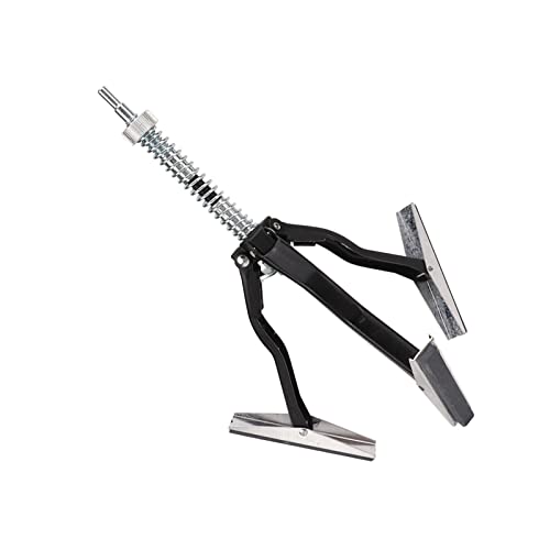 Tomantery Engine Cylinder Deglazer, 2?7in Adjustable Heavy Duty Engine Cylinder Hone Stone Knurled Wheel Powerful Arm for Car Repairing