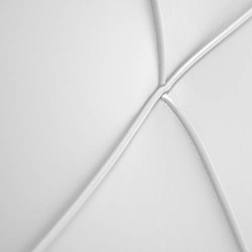 SUENOSZZZ-ESPECIALISTAS DEL DESCANSO Cabecero de Cama Square tapizado en Polipiel para Camas de 135 (145 x 57 cm) Polipiel Blanco - imagen 5