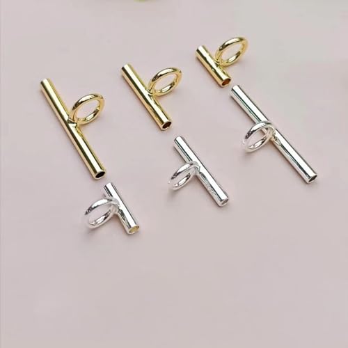 Image of PURPLELILY Convertible Necklace and Brooch Adapter Pin to Pendant Converters Jewelry Accessories Alloy Material for Brooch Necklace, 13mm, Metal, Silver