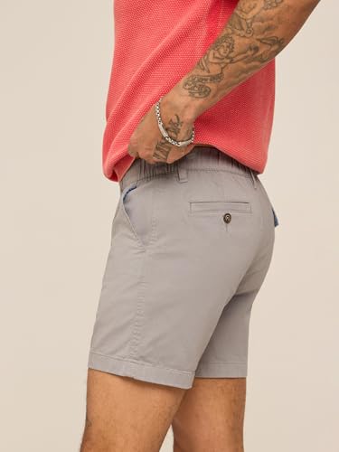 Image of Chubbies Chino Shorts Men 5.5 Inch - Mens Shorts Casual with Elastic Waistband, Side and Back Pockets, Stretch Cotton Blend