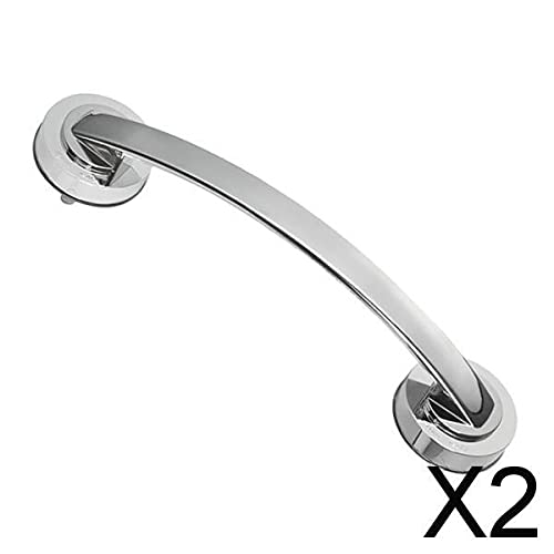 2xBathroom Shower Bath Tub Grip Suction Cup Safety Grab Bar Handrail 30cm