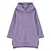 Girls Warmy Oversized Hoodie Dress Casual Long Sleeve Split Hem Drawstring Sweatshirt Comfrt Soft Kids Pullover with Kangaroo Pocket Loose Fit Hoodies for Girl Tween Fashion Clothes 5-14 Years Purple